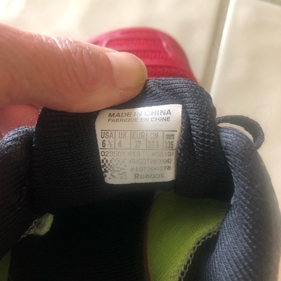 REEBOK CrossFit shoes, Black red and white, 6 1/2 - Picture 8 of 8